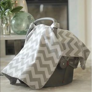 Soft Warm Minky with Chevron by Canopy Couture